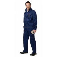Костюм "ПЛУТОН": куртка, брюки тёмно-синий со светло-серой отстрочкой
