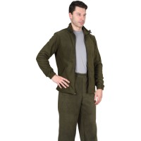 Куртка флисовая 260 г/кв.м. мужская оливковая