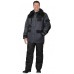 Куртка зимняя 5501 серая с черным
